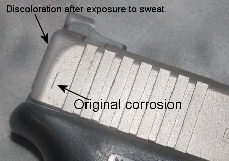 Nickel Boron Glock with corrosion