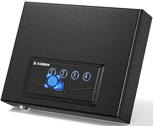 XDeer Gun Safe, Biometric Gun Safe for Pistols