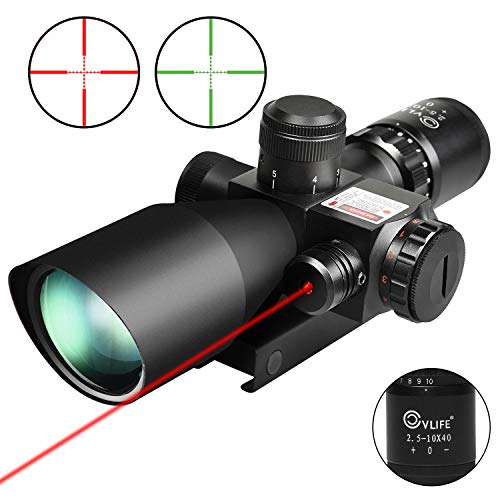 CVLIFE 2.5-10x40e Red & Green Illuminated Scope
