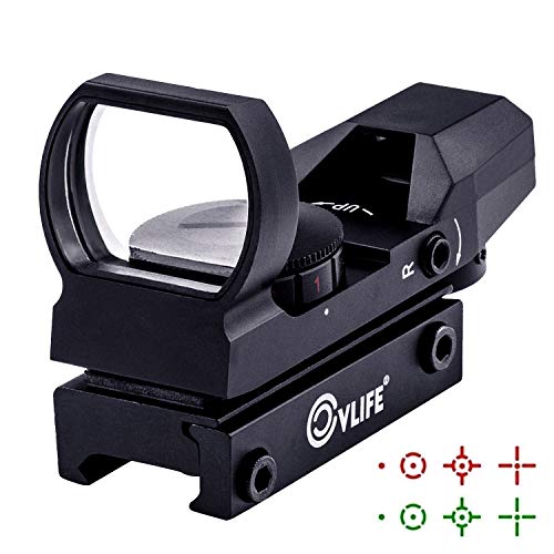 CVLIFE 1X22X33 Red Green Dot Gun Sight