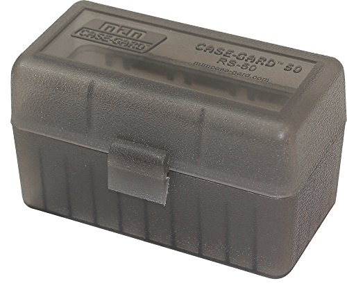 MTM 50 Round Rifle Ammo Box 17, 204, 223, 5.56x45, 6x47