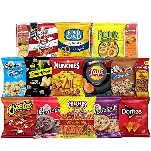 Frito-Lay Ultimate Snack Care Package, Variety Assortment of Chips, Cookies, Crackers & More, 40 Count